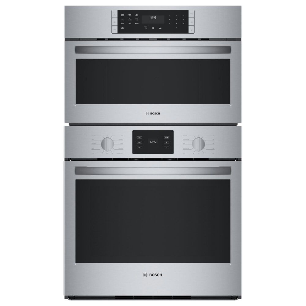 Bosch 500 Series 30" Built-In Combination Electric Convection Wall Oven in Stainless Steel, , large