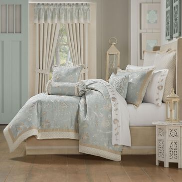 J. Queen New York Garden View 4-Piece California King Comforter Set in Spa, , large