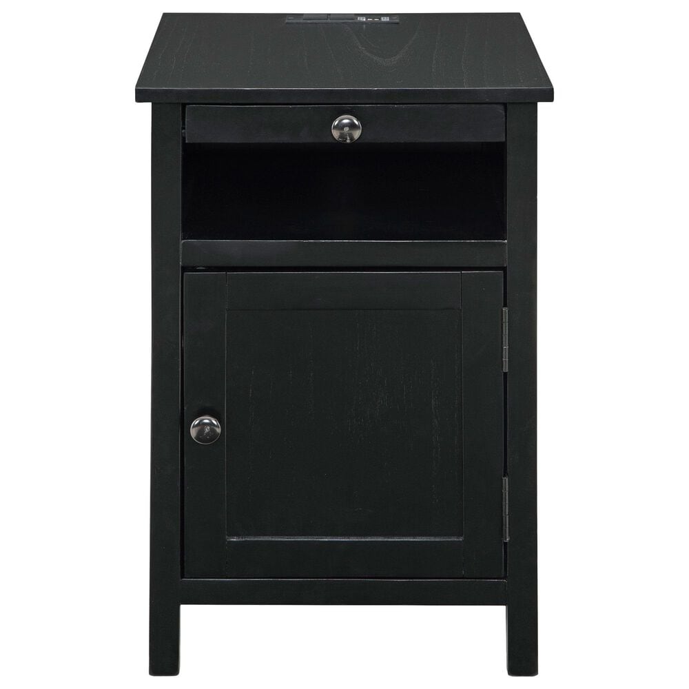 Ashley Treytown Chairside End Table in Black, , large