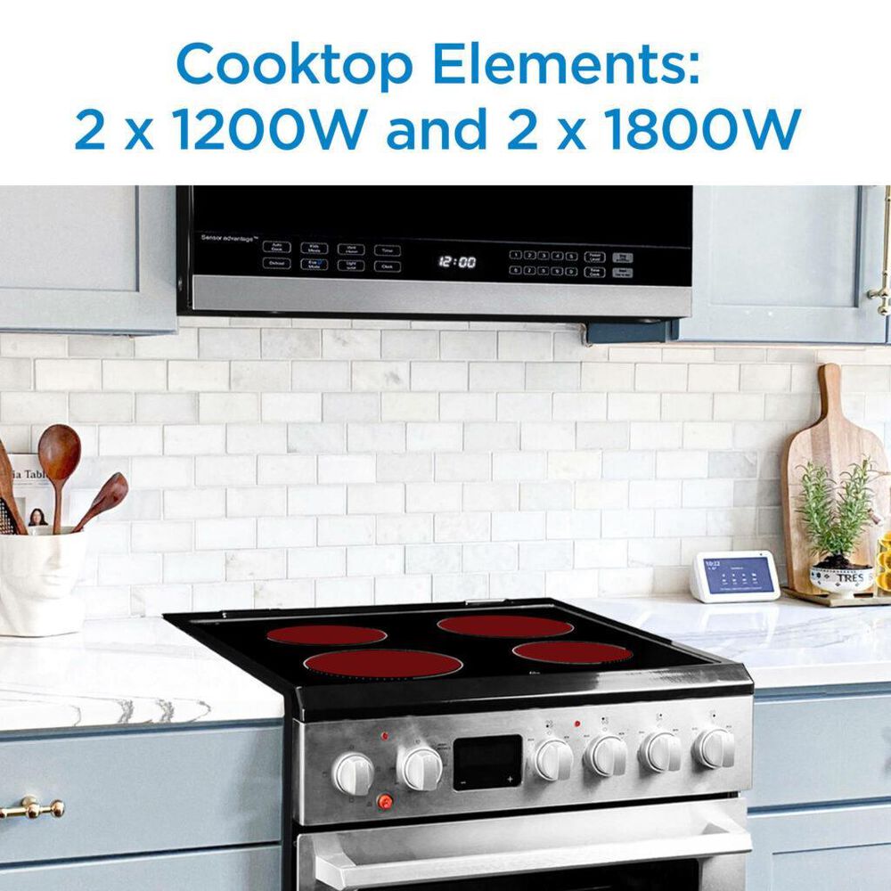 Danby 24&quot; Slide-in Electric Range with in Stainless Steel, , large