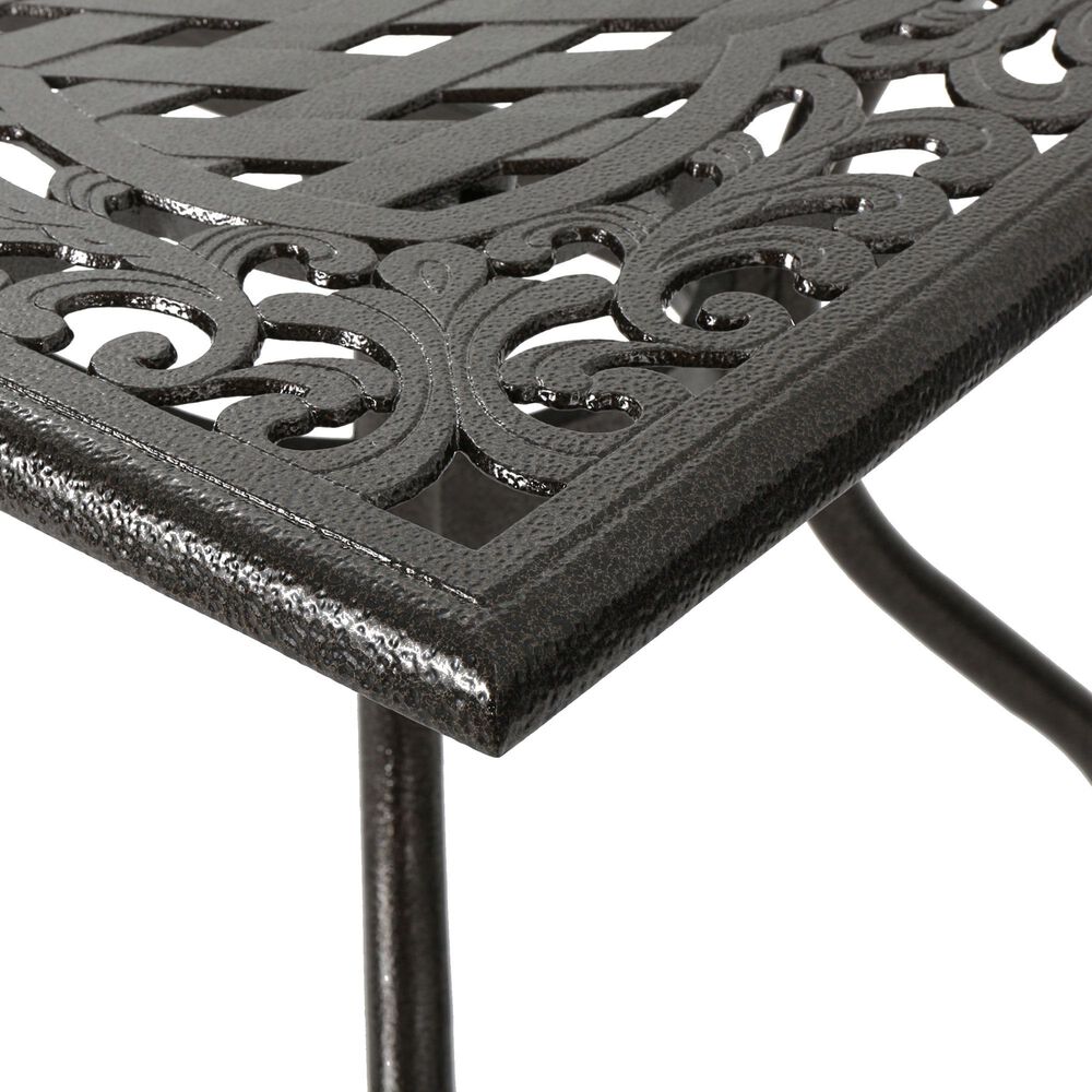 Hearth and Haven Phoenix Outdoor Rectangular Dining Table in Bronze - Table Only, , large