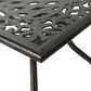 Hearth and Haven Phoenix Outdoor Rectangular Dining Table in Bronze - Table Only, , large