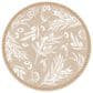 Davanti Novotela Round Placemat with Olives Print in Olive Beige, , large