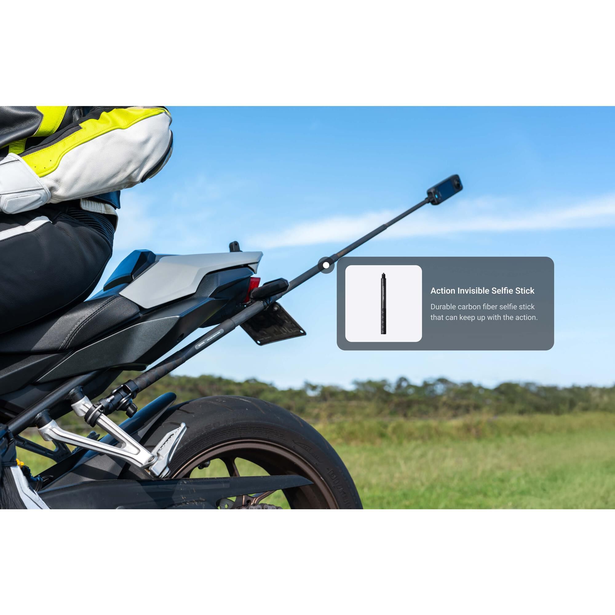 Insta360 X5 Motorcycle Multiview Bundle Action Camera in Black