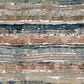 Karastan Epiphany Colorful Waves 8" x 10" Robin"s Egg Area Rug, , large