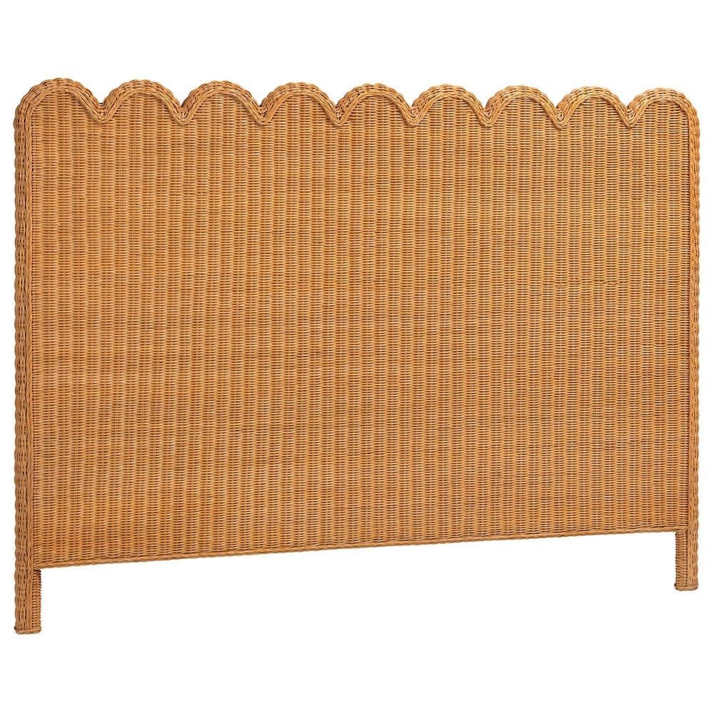 Baxton Studio Maritza King Standalone Headboard in Light Honey, , large