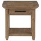 Steve Silver Furniture Riverdale End Table in Driftwood, , large