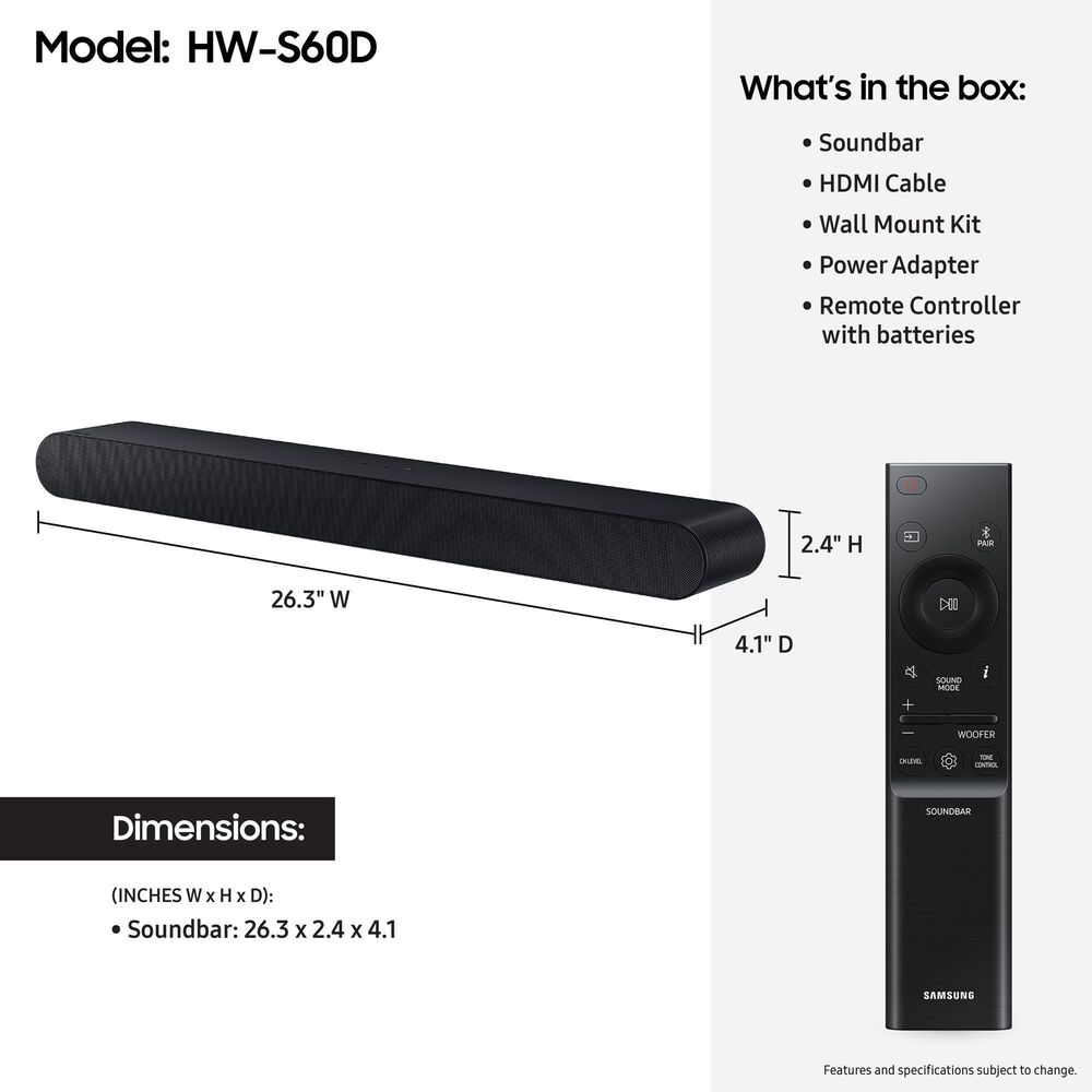 Samsung 65" Class QN70H Series Neo QLED Mini LED 4K UHD Vision AI - Smart Tizen TV with S-Series 5.0 Channel Soundbar in Titan Gray and Black, , large