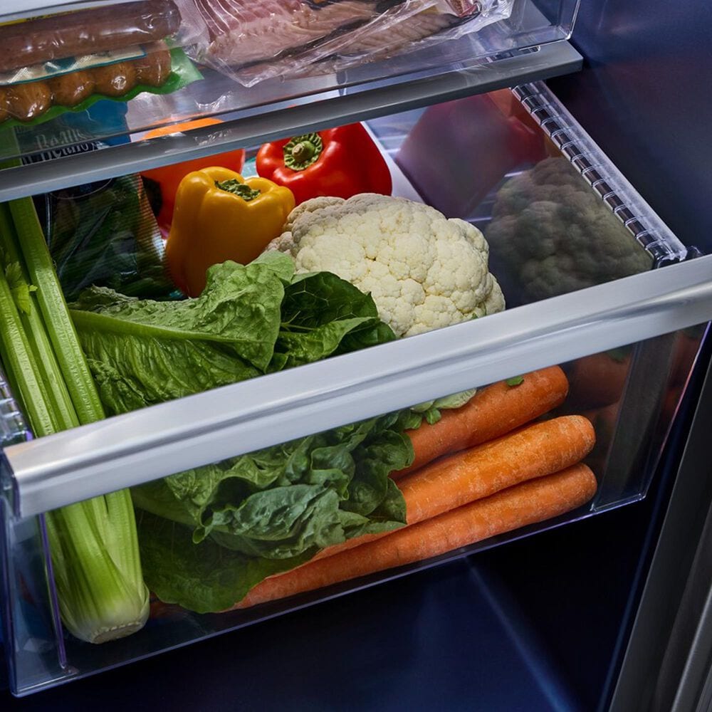 Maytag 28.7 Cu. Ft. Wide Full-Depth Side-by-Side Refrigerator in Fingerprint Resistant Stainless, , large