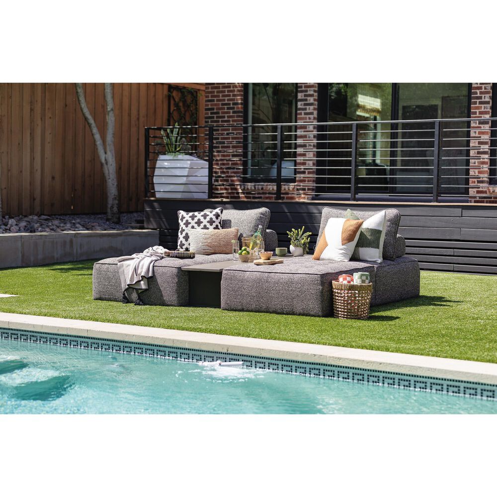 Ashley Bree Zee Patio Lounge Chair in Brown, , large