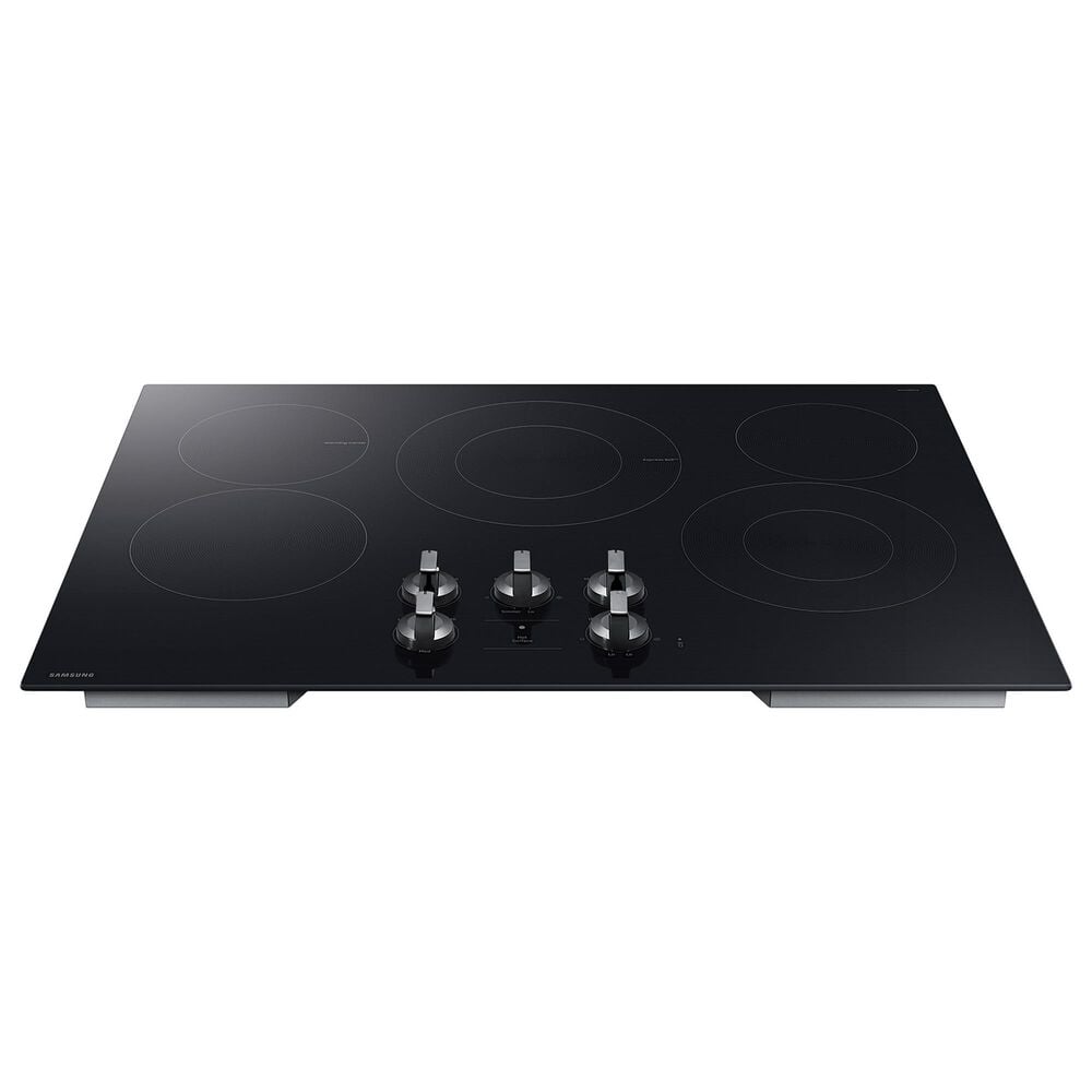 Samsung 30&quot; Electric Cooktop with Illuminated Knobs in Black, , large