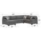 Ashley Seyler Lane 3-Piece Left Facing Sectional with Right-Arm Chaise in Greystone, , large