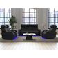 Mayberry Hill Prime Time Power Reclining Loveseat in Jett Black, , large