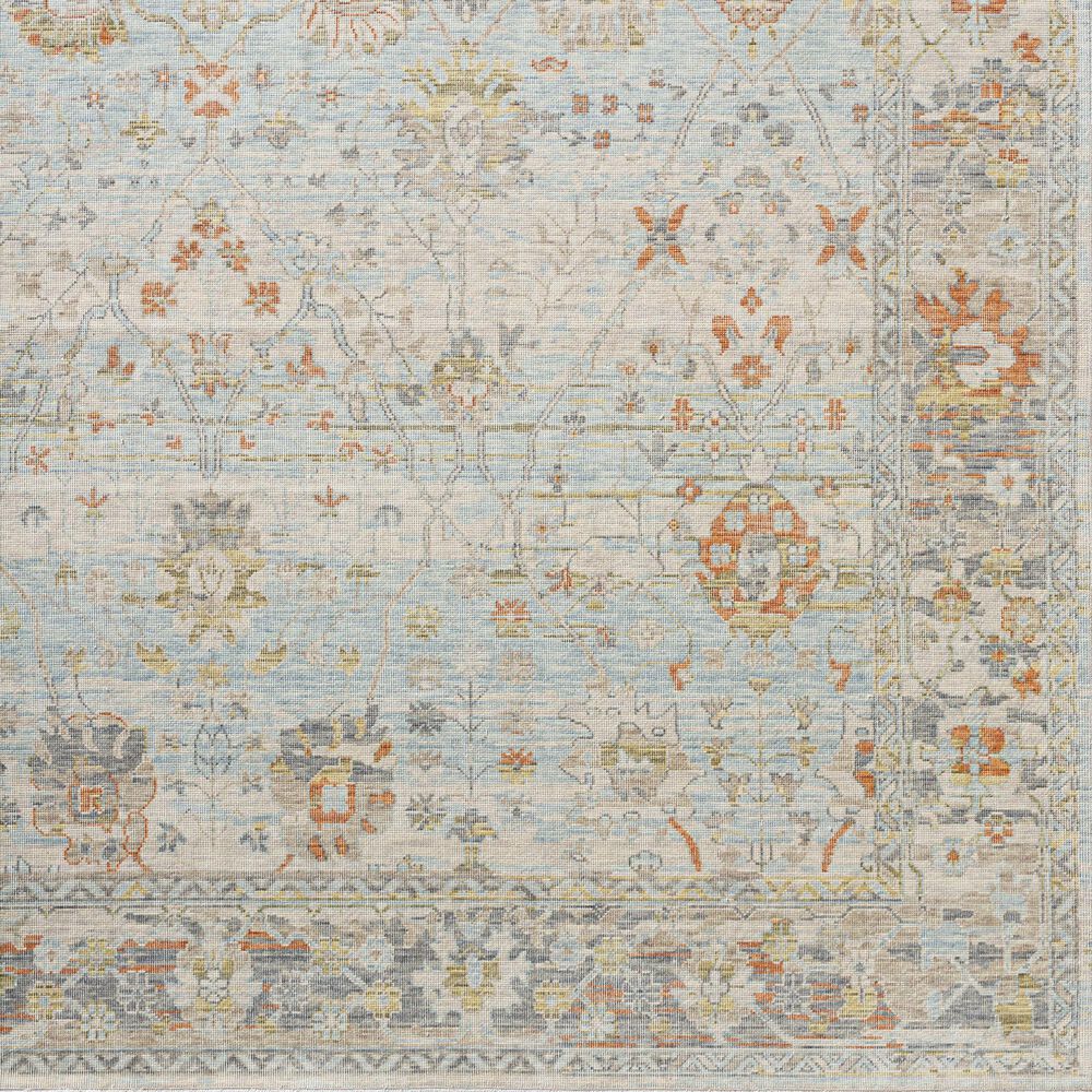 Surya Once Upon a Time Light Gray, Pale Blue, Gray, Tan, Light Olive and Dusty Coral 1'11" x 2'11" Area Rug, , large