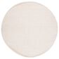 Safavieh Natura NAT333A 6" Round Ivory and Black Area Rug, , large