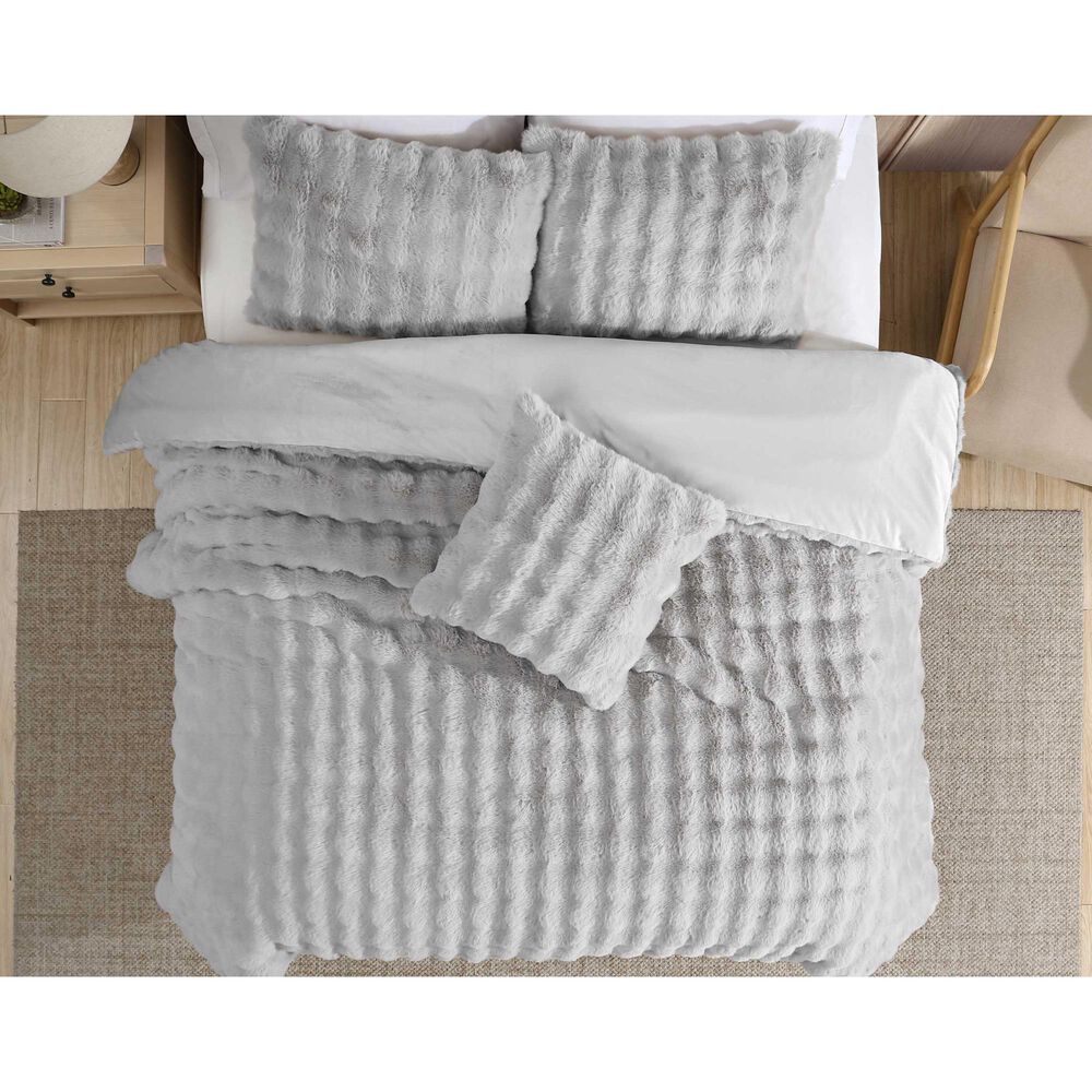 Hallmart Collectibles Bubble 20&quot; x 20&quot; Square Throw Pillow in Gray, , large