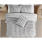 Hallmart Collectibles Bubble 20" x 20" Square Throw Pillow in Gray, , large