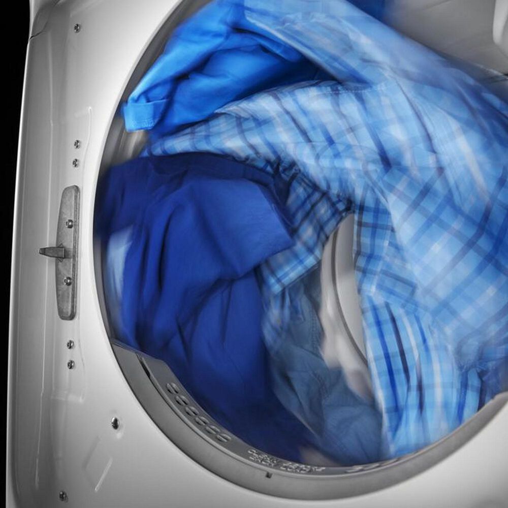 Maytag 4.8 Cu. Ft. Front Load Washer with Steam and a 7.3 Cu. Ft. Electric Dryer - White, , large