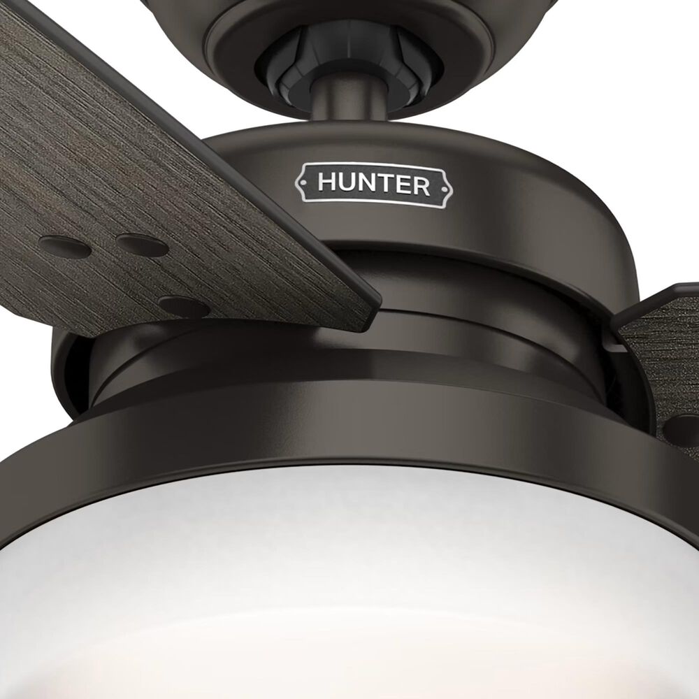 Hunter Sentinel 52&quot; Ceiling Fan with LED Lights in Premier Bronze, , large