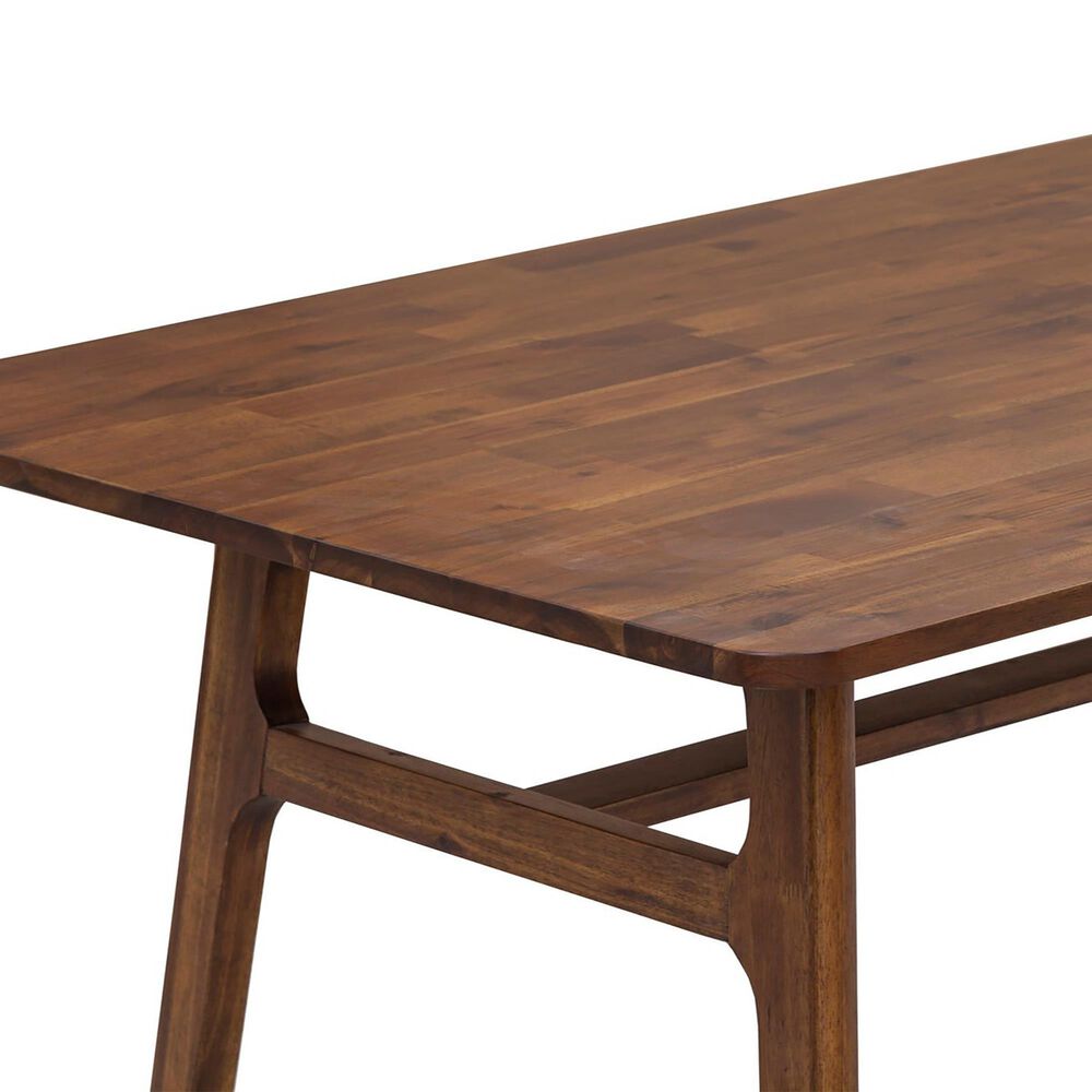 Lh Imports Remix Rectangular Dining Table in Estelle Brown - Table Only, , large