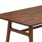 Lh Imports Remix Rectangular Dining Table in Estelle Brown - Table Only, , large