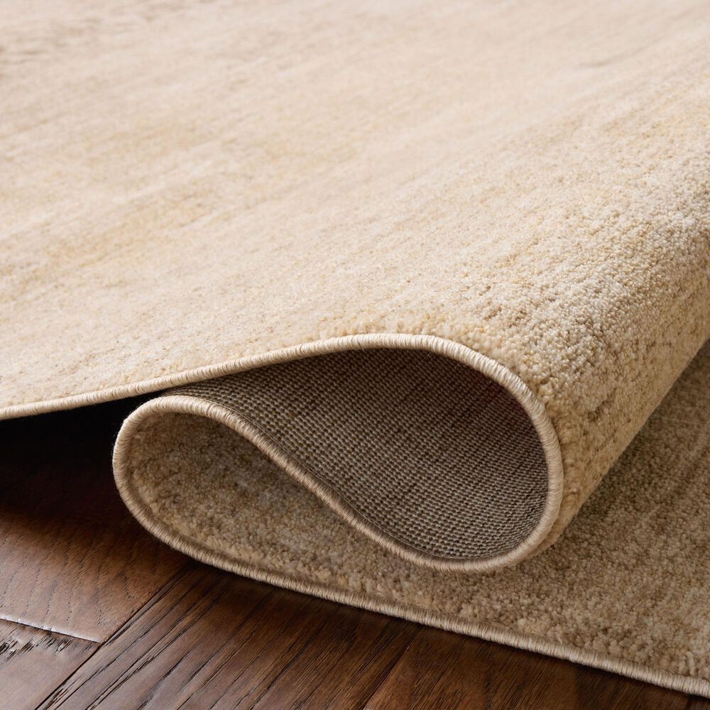 Chris Loves Julia x Loloi Palma Wheat and Taupe 5'3" x 7'6" Area Rug, , large