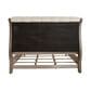 Belle Furnishings Americana Farmhouse 3 Piece King Sleigh Bedroom Set in Dusty Taupe and Black, , large