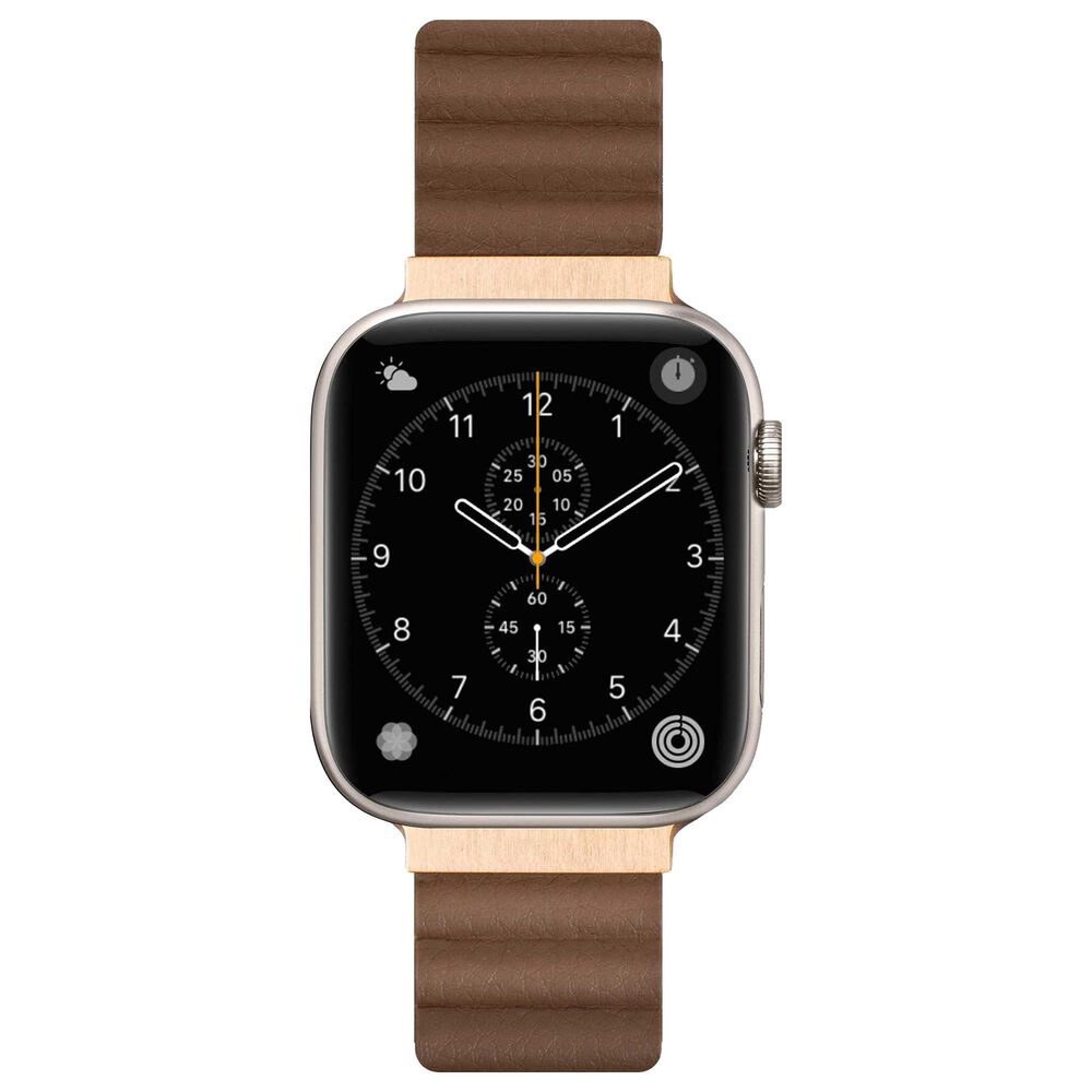 LAUT Watch Strap for 38/40/41mm Apple Watch Series 1-9, SE and ULTRA in Sepia Brown, , large
