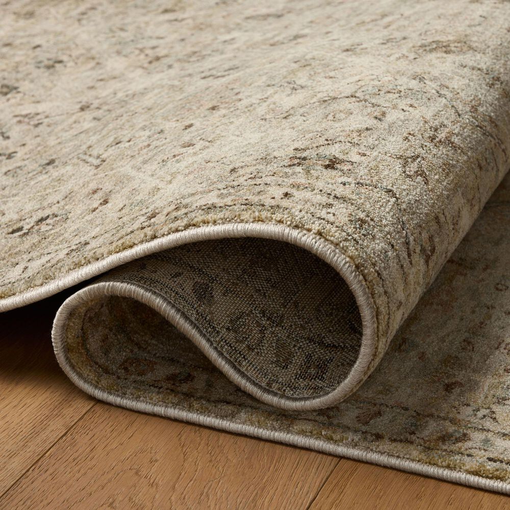 Loloi Briar Silver and Moss 3'7" x 5'7" Area Rug, , large
