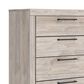 Ashley Broachmyn 5 Drawer Chest in Light Gray, , large