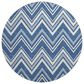 Dalyn Rug Company The Reserve TR17 Blue 8" Round Indoor/Outdoor Area Rug, , large