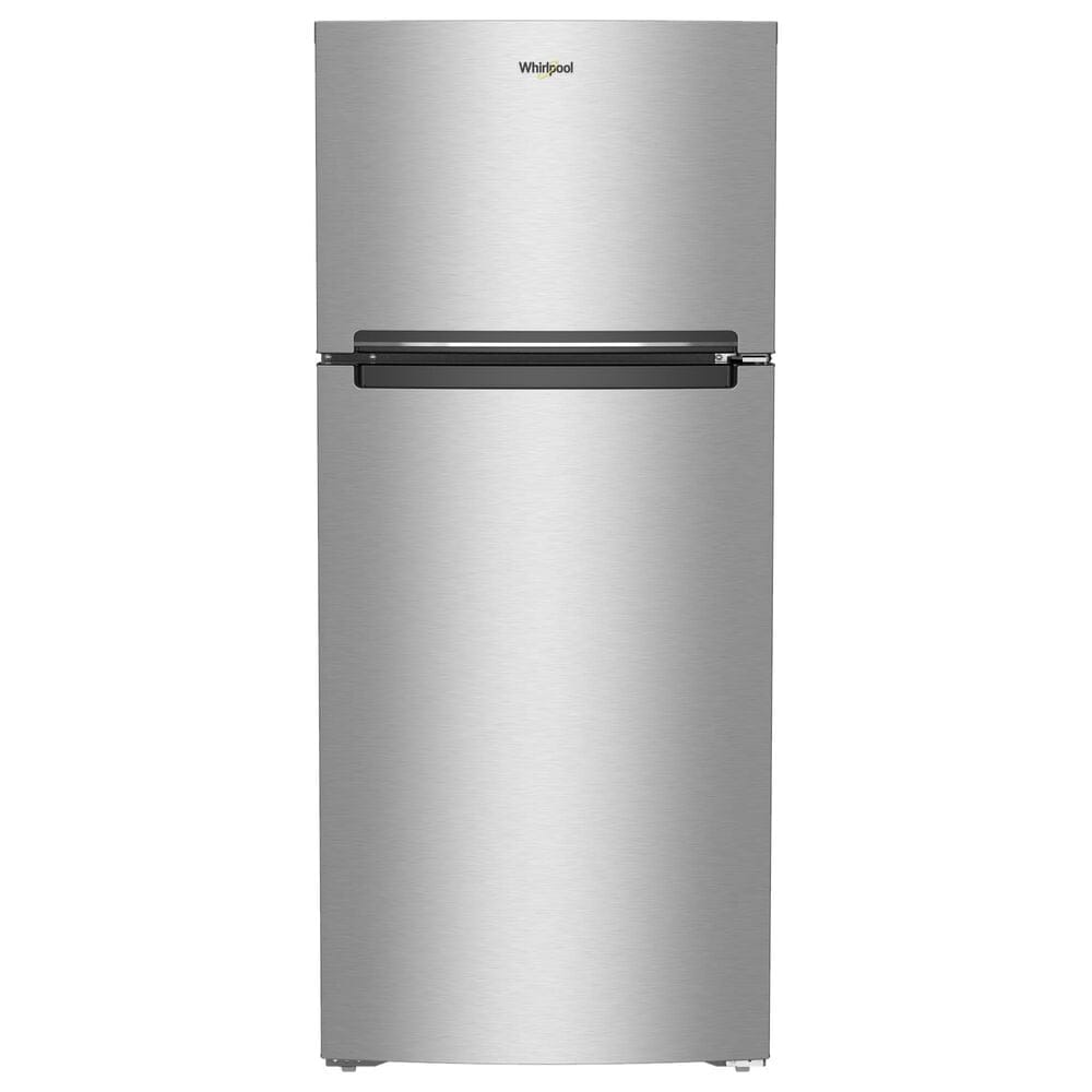 Whirlpool 16.3 Cu. Ft. Wide Top-Freezer Refrigerator with Flexi-Slide Bin in Stainless Steel, , large