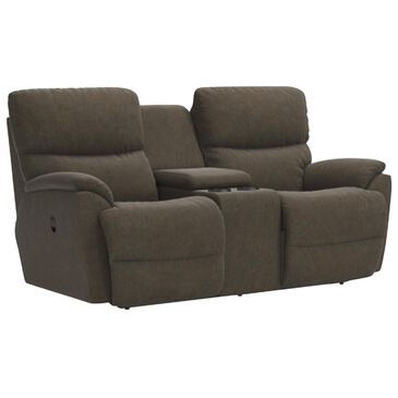 La-Z-Boy Trouper Manual Console Reclining Loveseat in Mink, , large