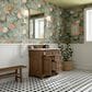 James Martin Vanities Brookfield 36" Single Bathroom Vanity in Pecan with 3 cm Victorian Silver Quartz Top and Rectangular Sink, , large