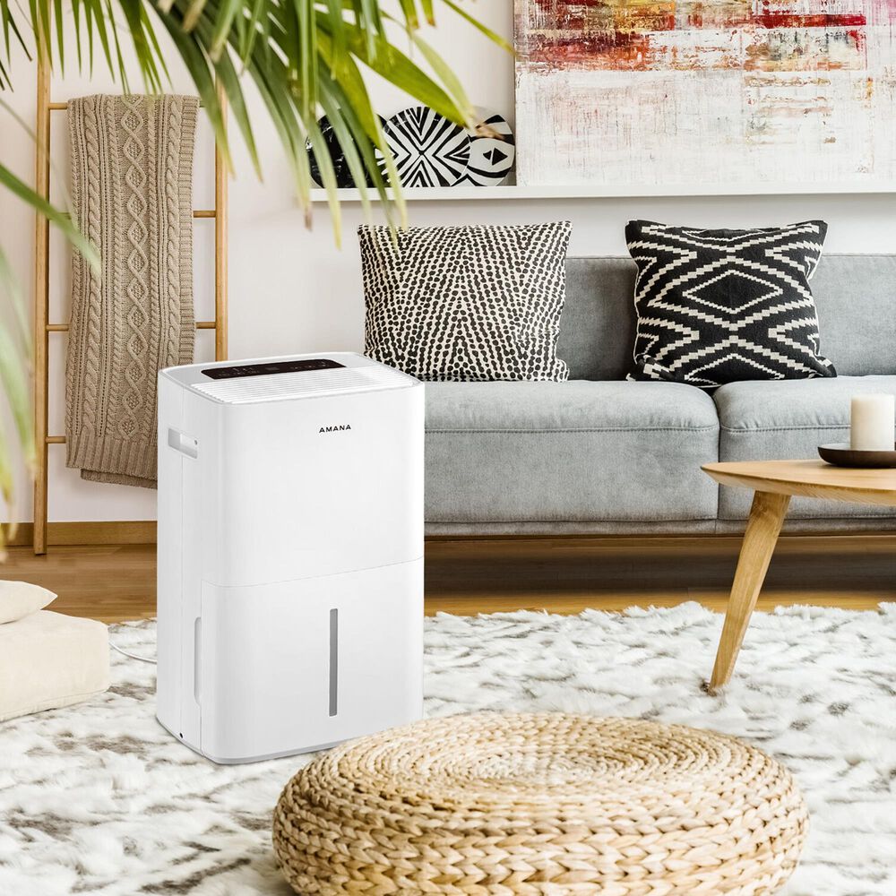 Amana 50-Pint Dehumidifier with Pump in White, , large