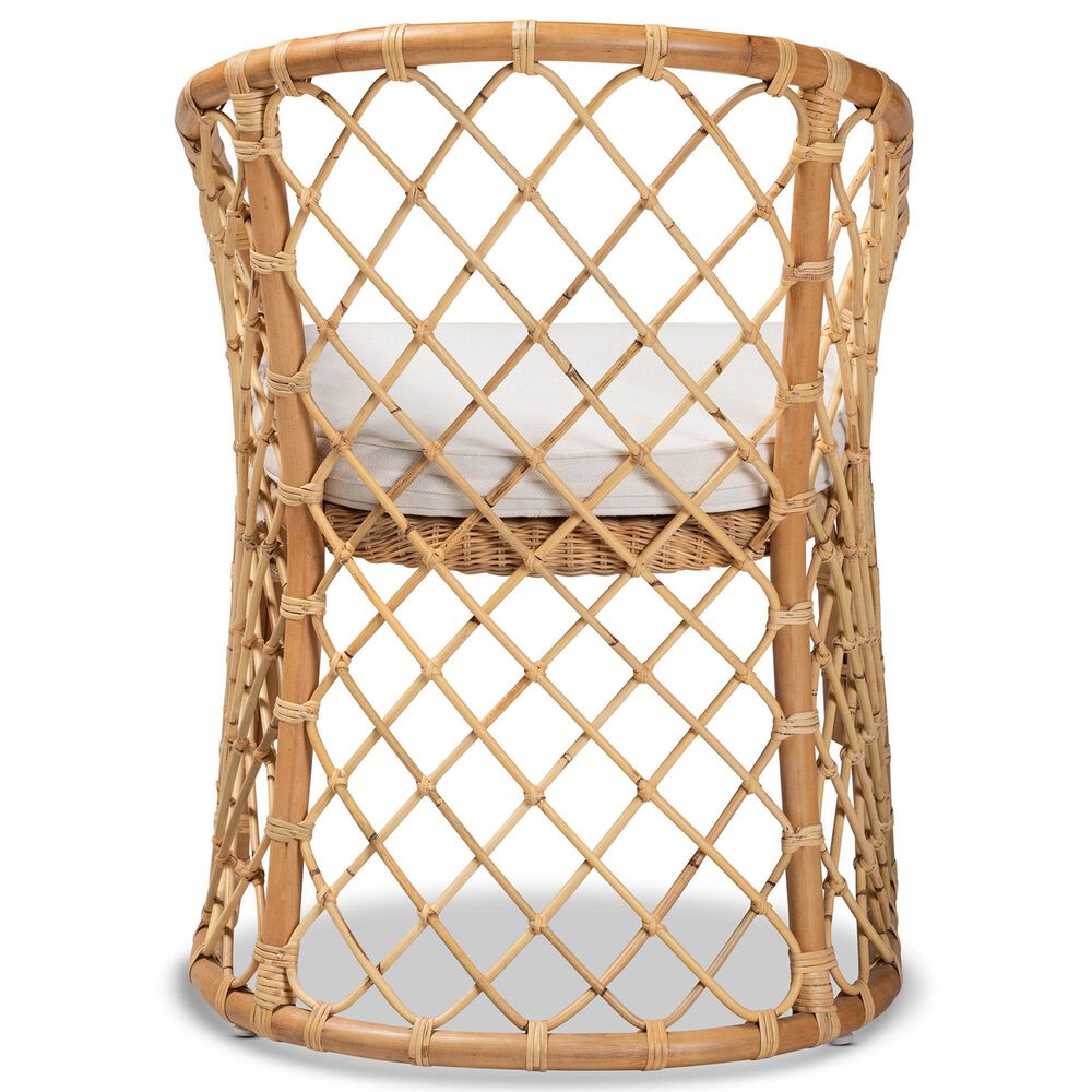Baxton Studio Orchard Arm Chair in Natural Brown, , large
