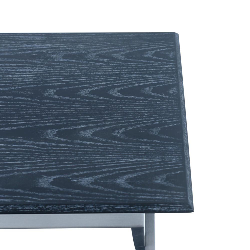 Blue River Westlake End Table in Brushed Stainless Steel, , large