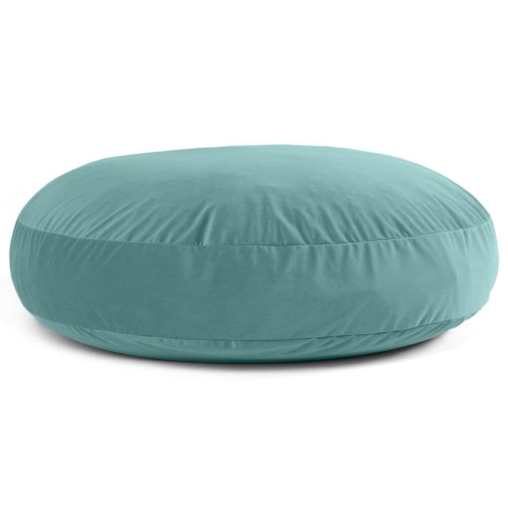 Jaxx Cocoon 6" Oversized Bean Bag Chair in Turquoise, , large