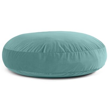 Jaxx Cocoon 6" Oversized Bean Bag Chair in Turquoise, , large