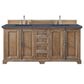 James Martin Vanities Providence 72" Double Bathroom Vanity in Driftwood with 3 cm Charcoal Soapstone Quartz Top and Rectangular Sinks, , large