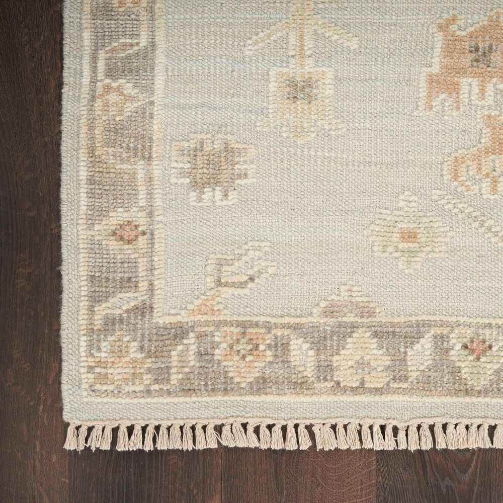 Nourison Whispers 9&#39; x 12&#39; Light Blue and Grey Area Rug, , large