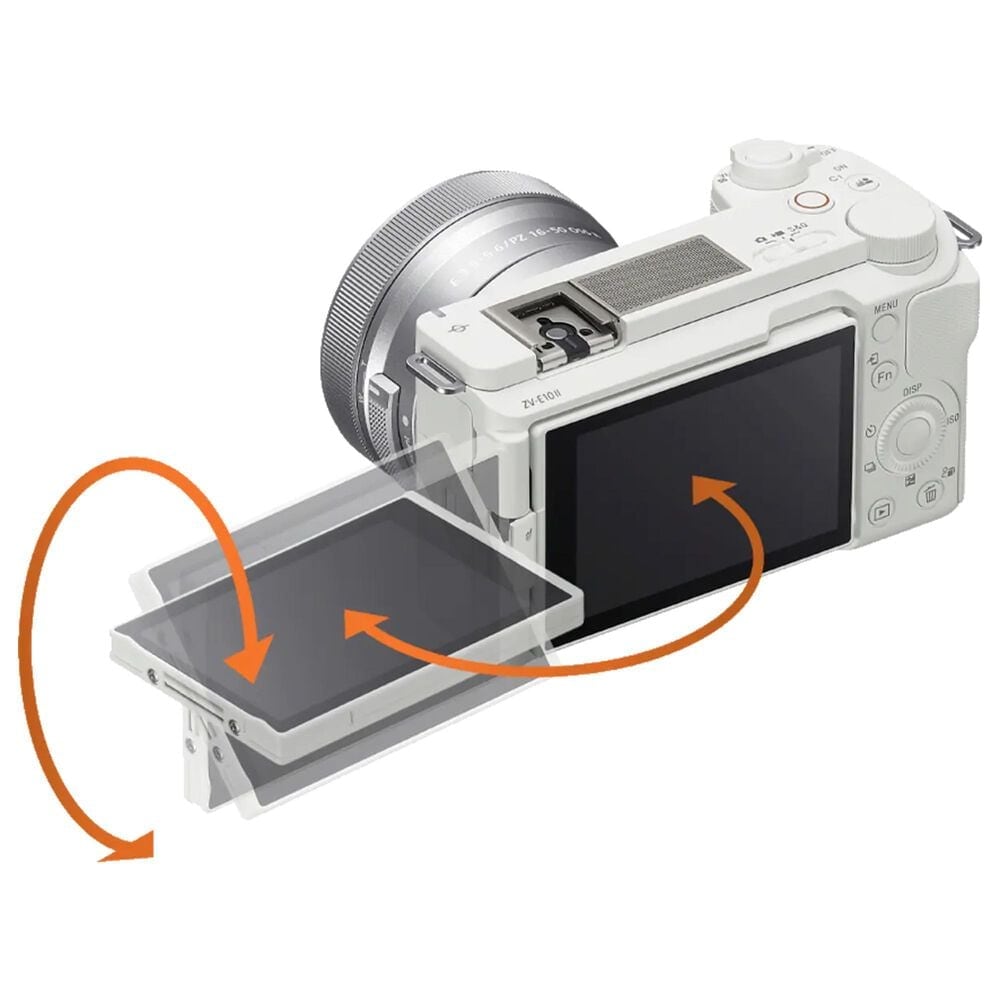 Sony Alpha ZV-E10 II APS-C Interchangeable Lens Mirrorless Content Creators Camera in White, , large