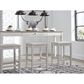 Signature Design by Ashley Skempton 4-Piece Counter Height Table Set in Beige, , large
