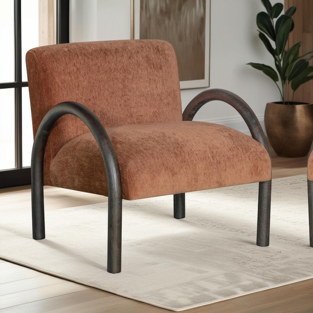 Blue River Rae Accent Chair in Logan Brown, , large