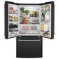 Cafe 18.6 Cu. Ft. Counter Depth French Door Refrigerator in Matte Black, , large