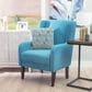 Linon Home Decor Jerika Accent Chair in Teal, , large