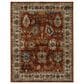 Karastan Liora Othello Cinnabar 10" x 14" Area Rug, , large