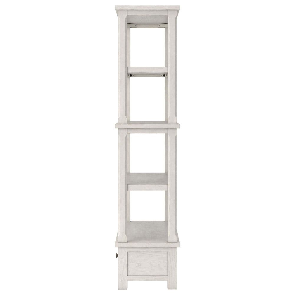 Ashley Robbinsdale 3-Piece L-Shape Desk and Bookcase Set in Antique White, , large