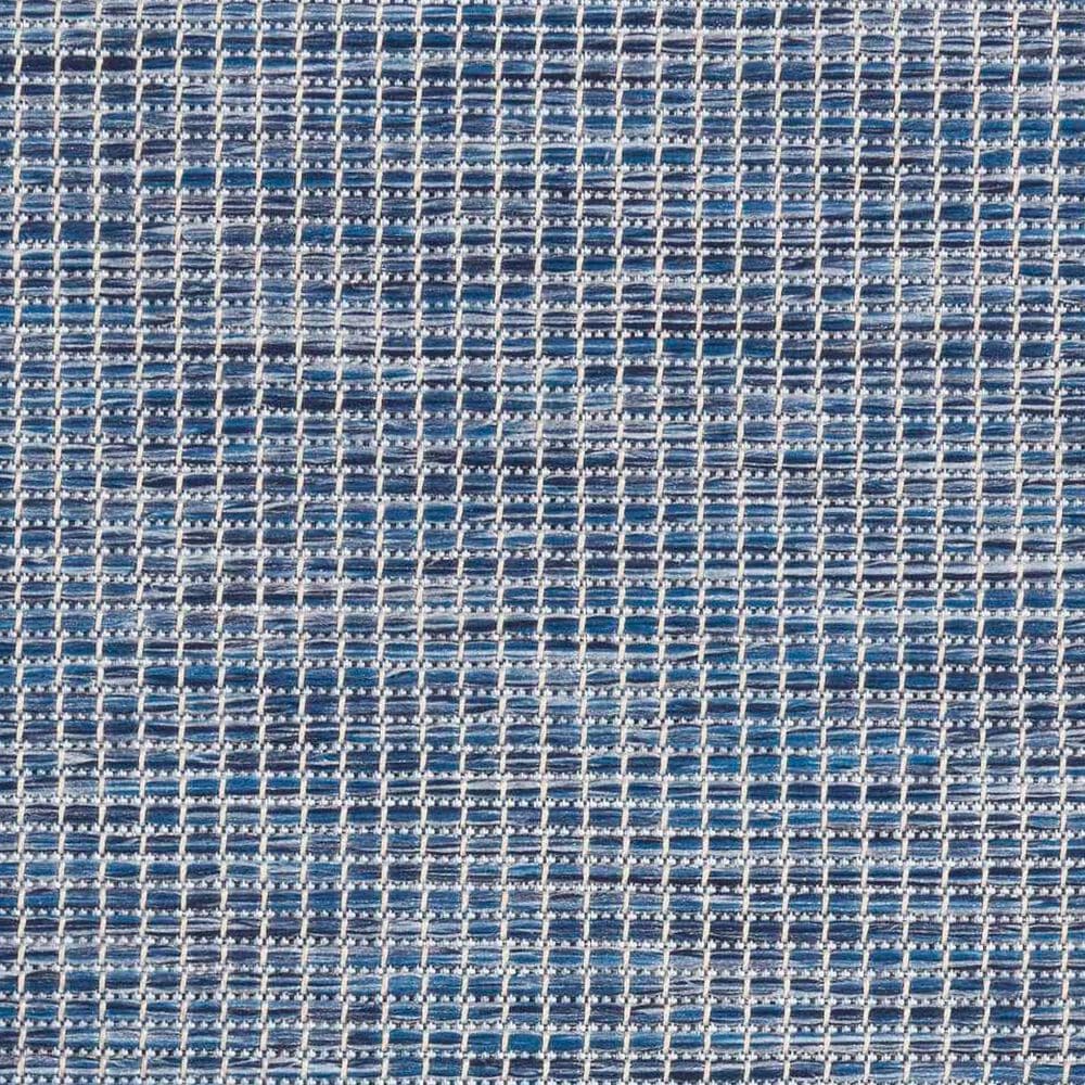 Nourison Positano 8' Round Navy Blue Indoor/Outdoor Area Rug, , large