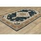 Oriental Weavers Andorra 5"3" x 7"3" Blue and Orange Area Rug, , large